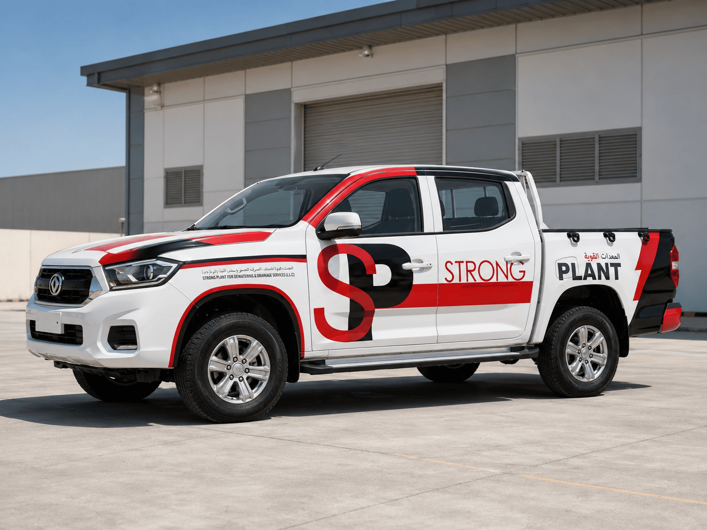 Pickup truck branding Dubai Pickup truck branding in Dubai with professionally installed vehicle graphics